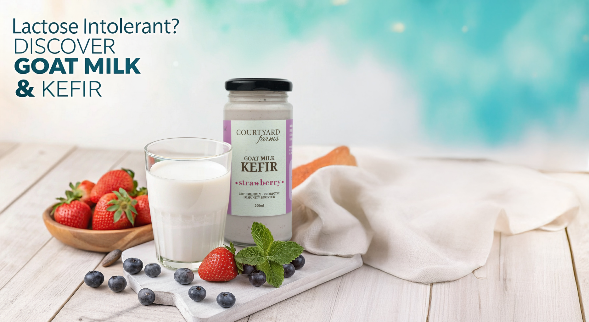 Lactose Intolerant? Discover Why Goat Milk & Kefir Could Be Your Ideal Dairy Alternatives
