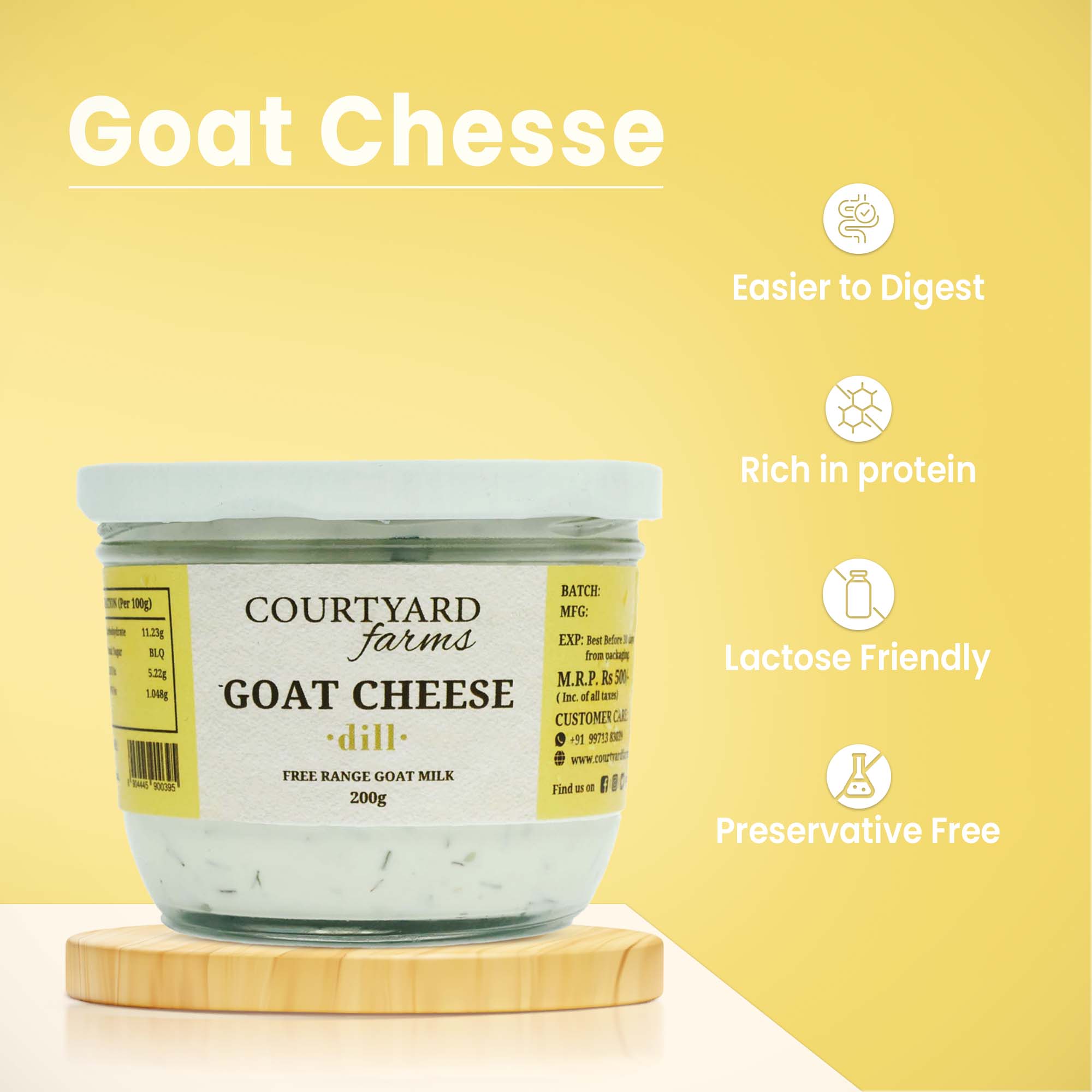 Goat Cheese with Fresh Dill and Herbs