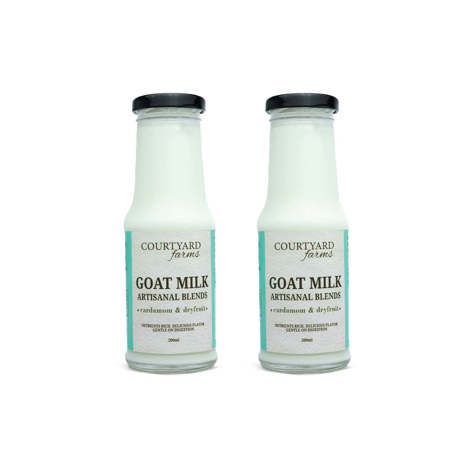 Flavored Goat Milk - Cardamom & Dry Fruits (Pack of 2)