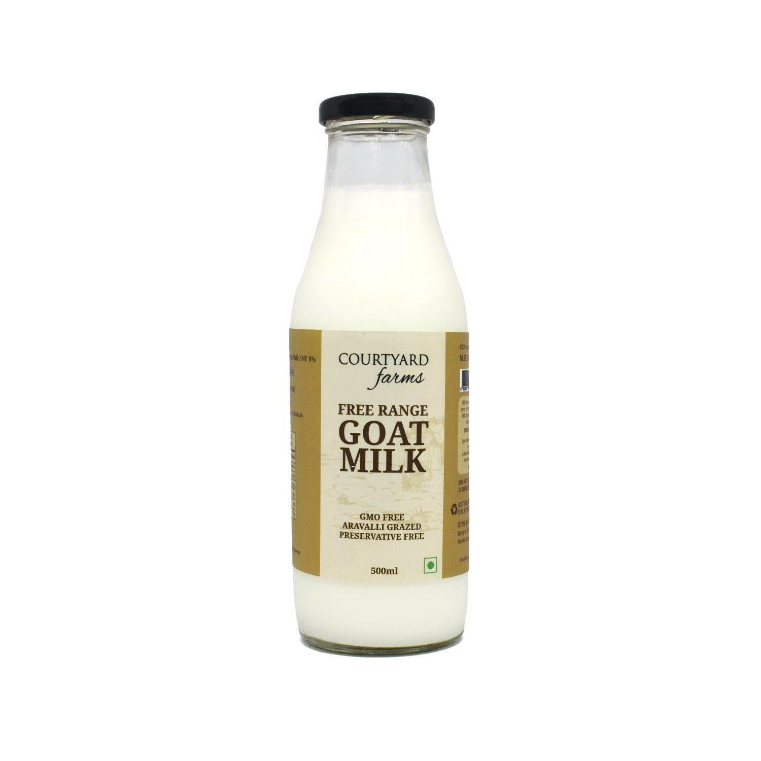 Buy 100% Fresh  Pure Goat Milk Online in Delhi NCR – Courtyard Farms