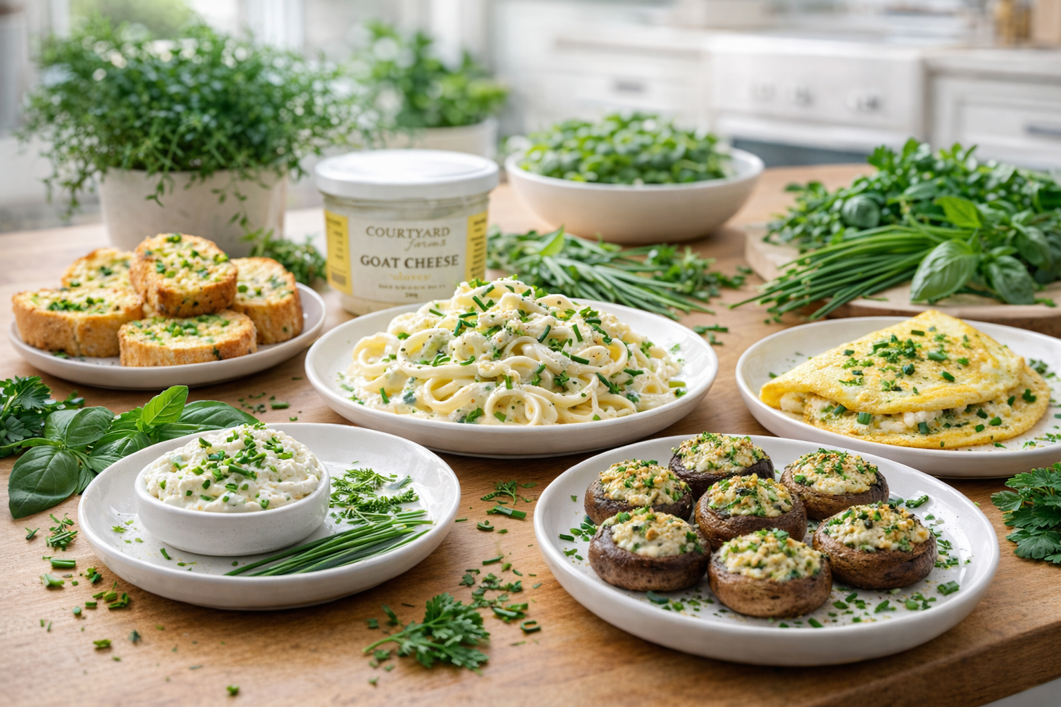 5 Easy Chive Goat Cheese Recipes You Can Make at Home - Courtyard Farms