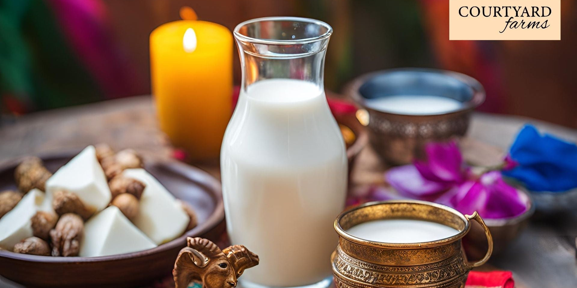 Celebrate Navratri with Courtyard Fresh Goat Milk - Courtyard Farms