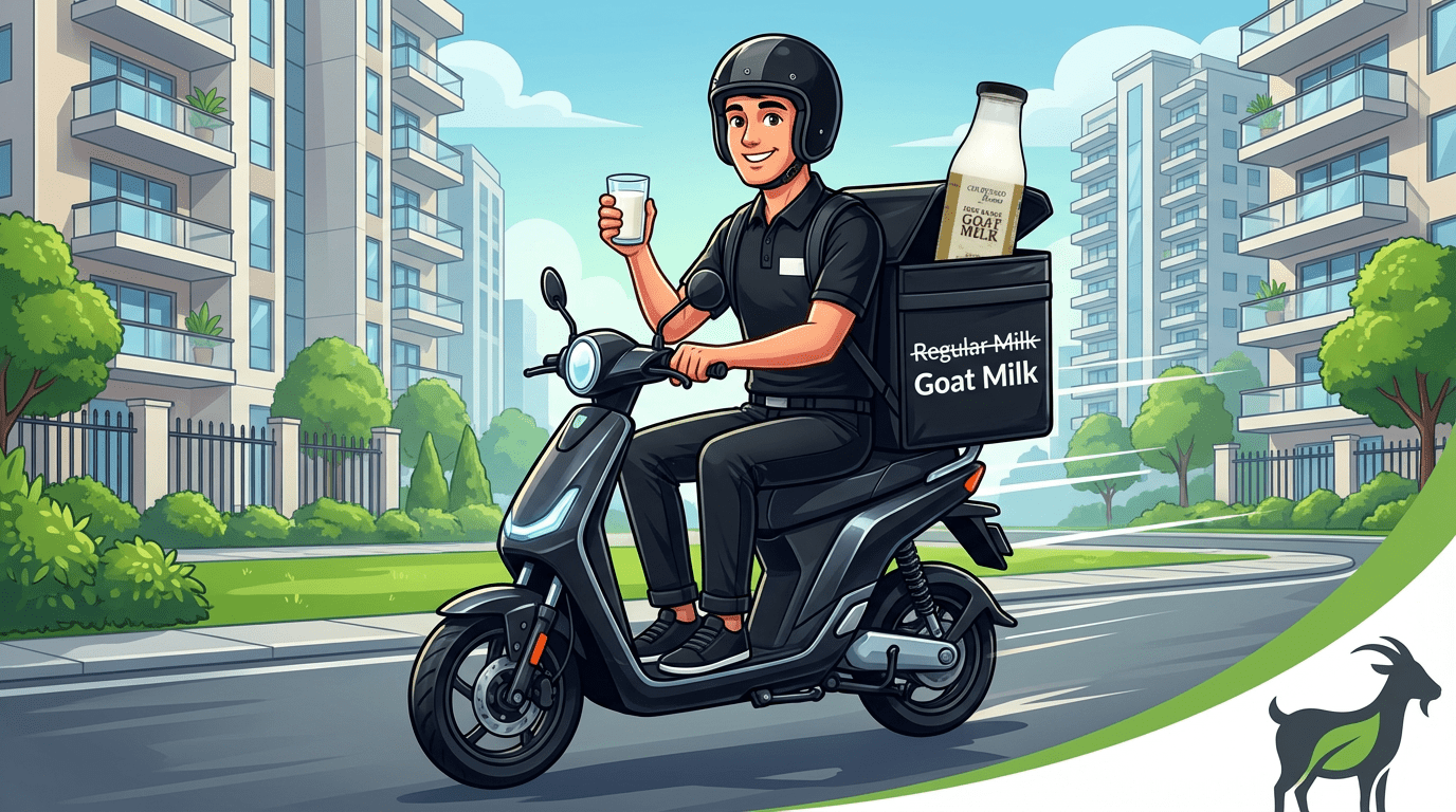 Fresh Goat Milk Delivery in Noida, Greater Noida & Faridabad – Local & Trusted - Courtyard Farms