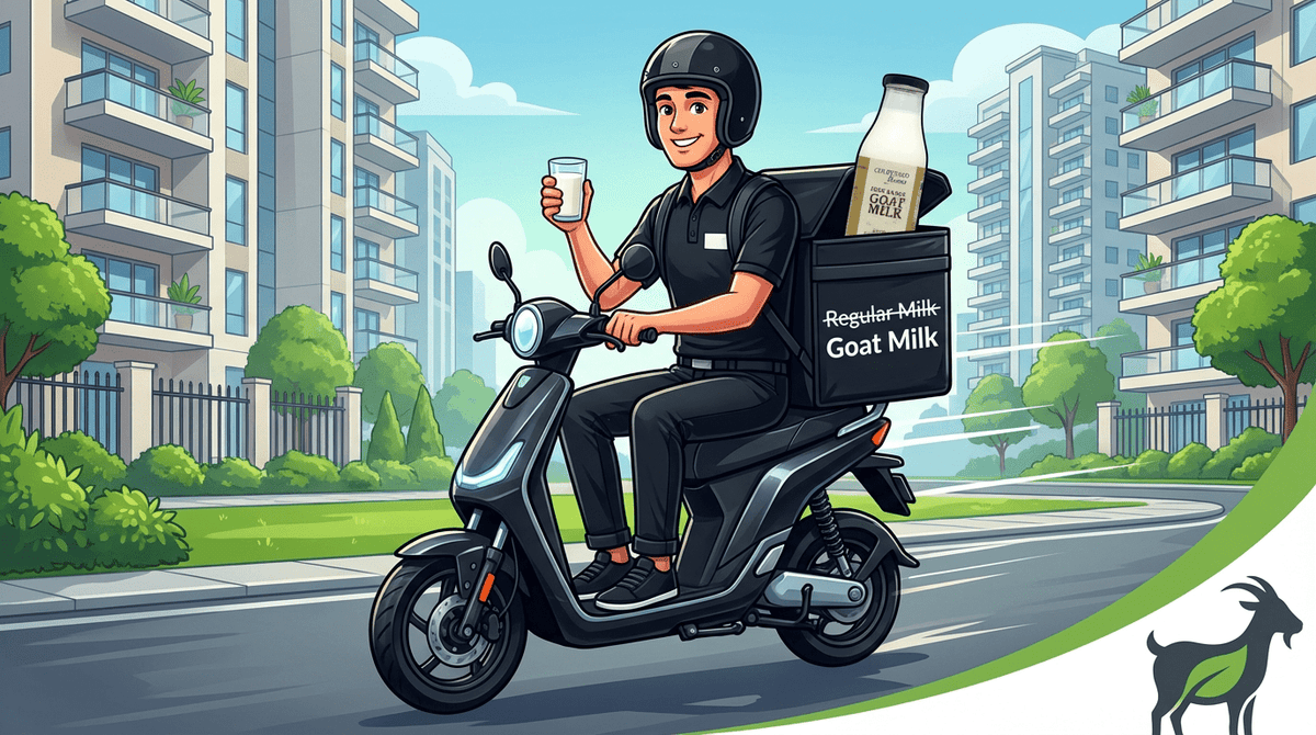 Fresh Goat Milk Delivery in Noida, Greater Noida & Faridabad ...