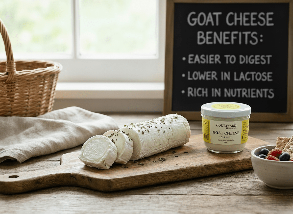 Goat Cheese Benefits: Why Soft Goat Cheese Is Better for You Than Cow Cheese - Courtyard Farms