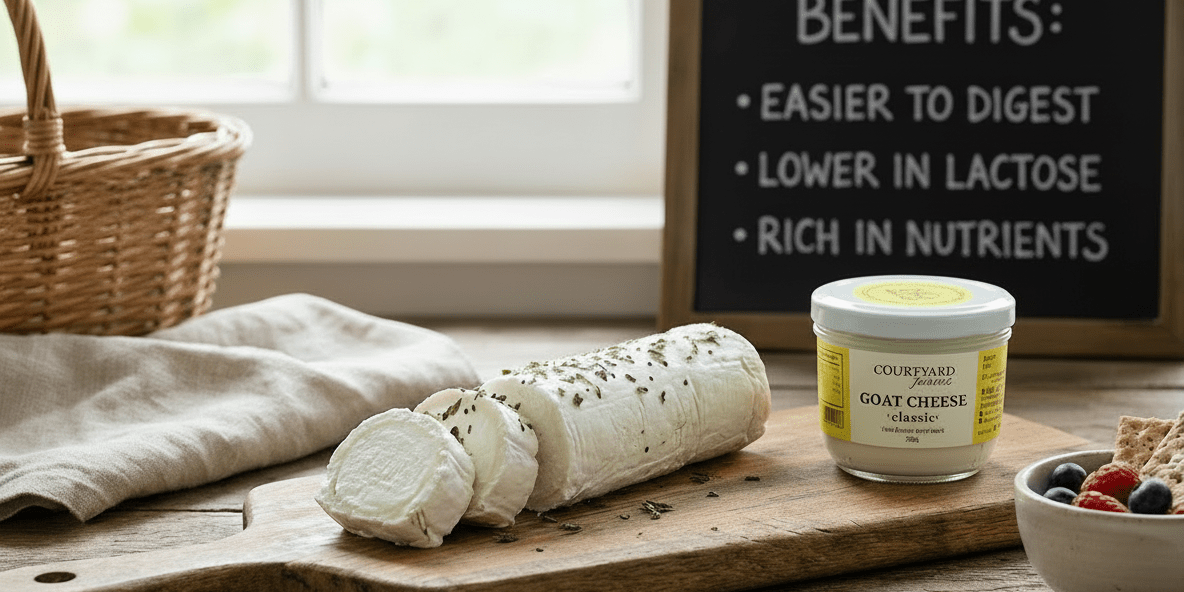 Goat Cheese Benefits: Why Soft Goat Cheese Is Better for You Than Cow Cheese - Courtyard Farms