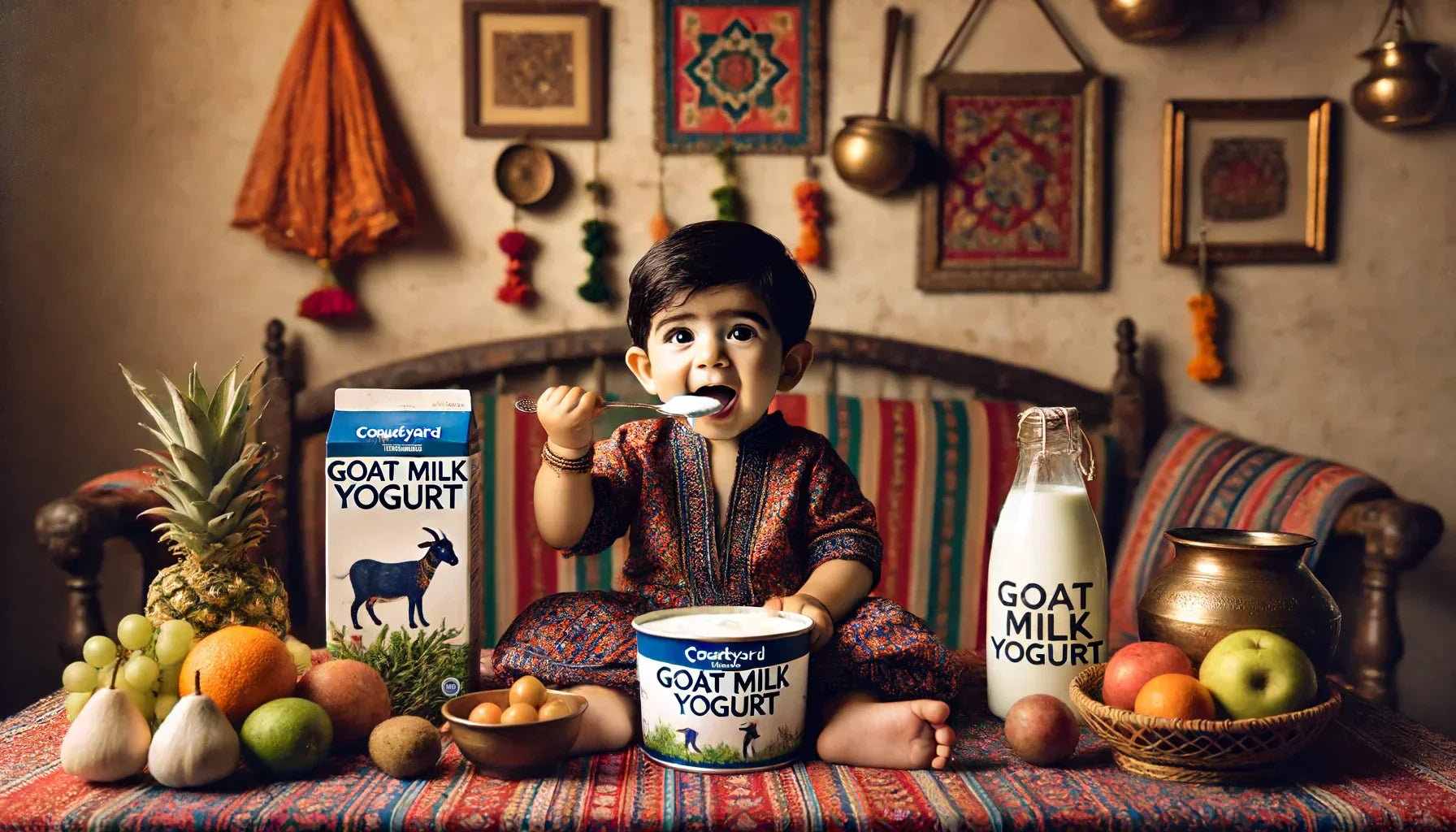 Goat Milk Yogurt Benefits for Babies in India - Courtyard Farms