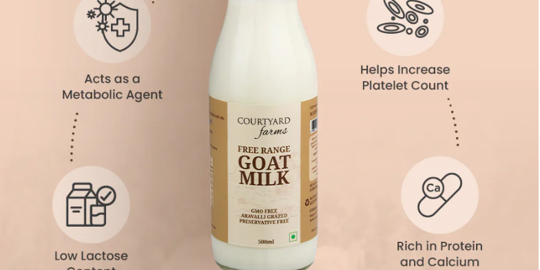 The Health Benefits of Drinking Fresh Goat Milk - Courtyard Farms