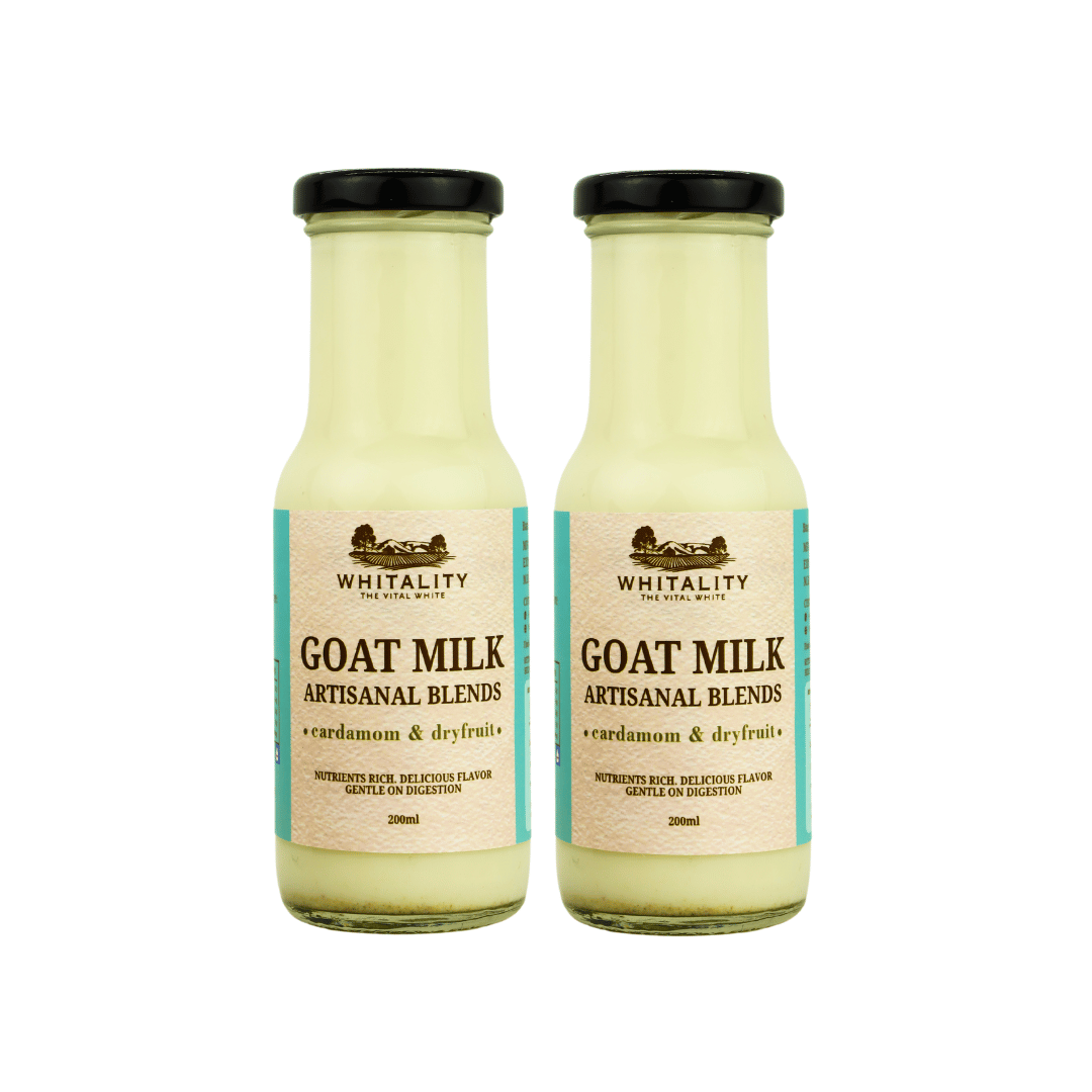 Flavored Goat Milk - Cardamom & Dry Fruits (Pack of 2)