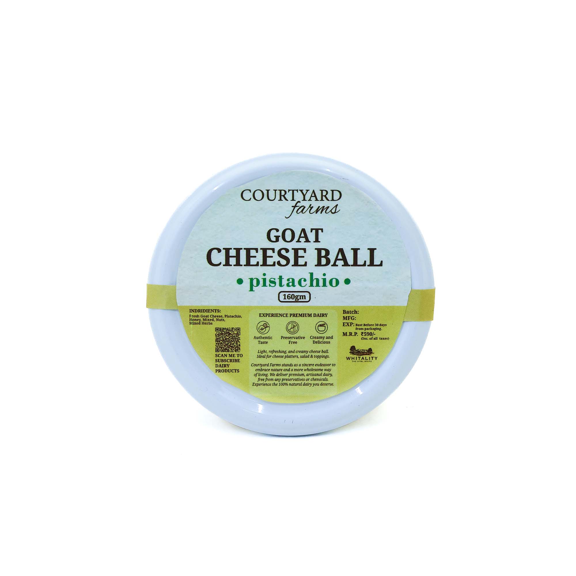 Goat Cheese - Pistachio