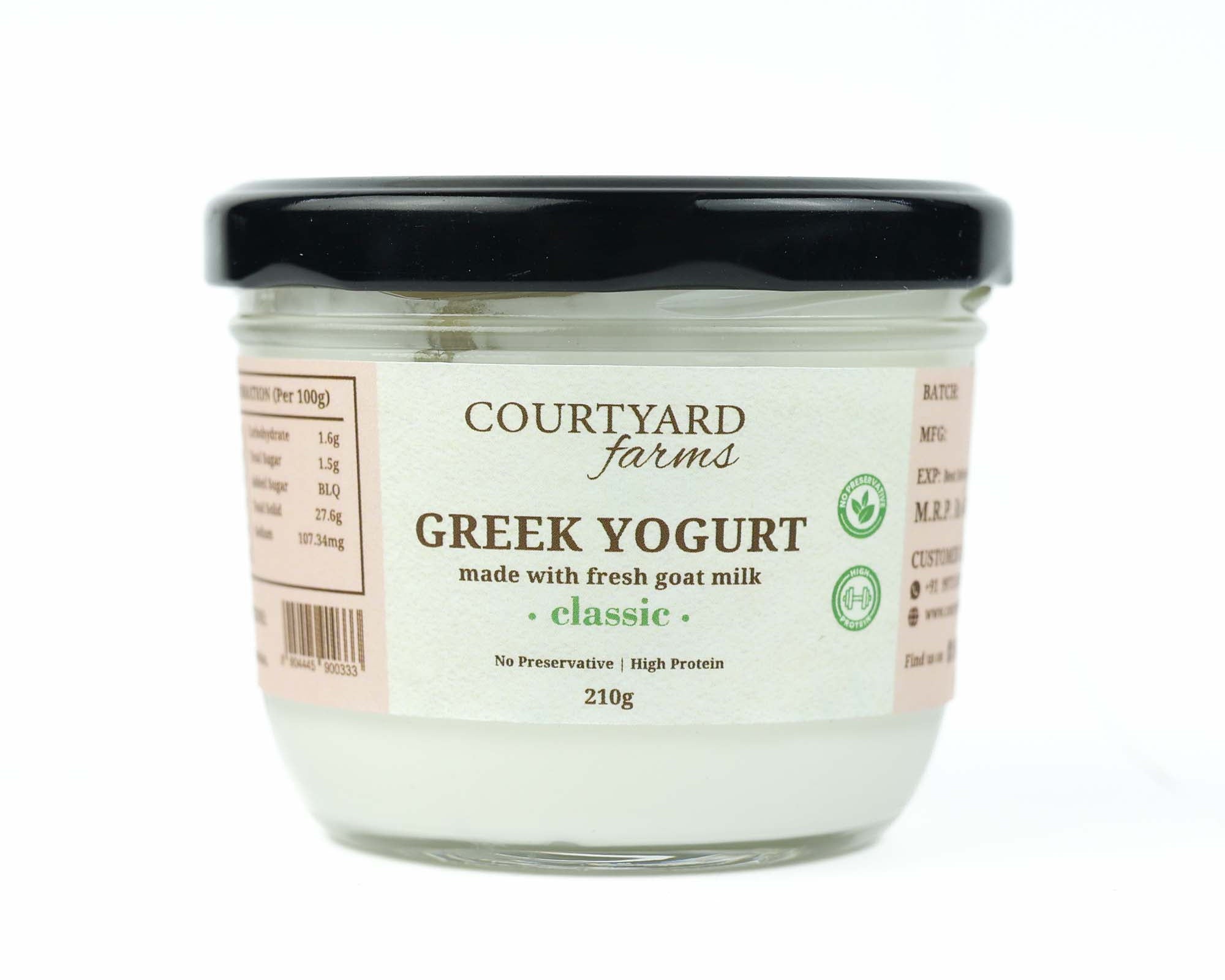 Goat Milk Greek yogurt