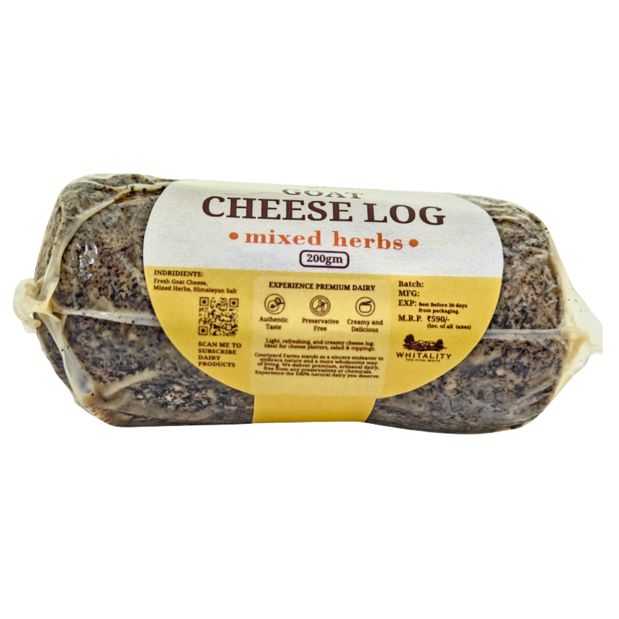 Chèvre - Goat Cheese Log