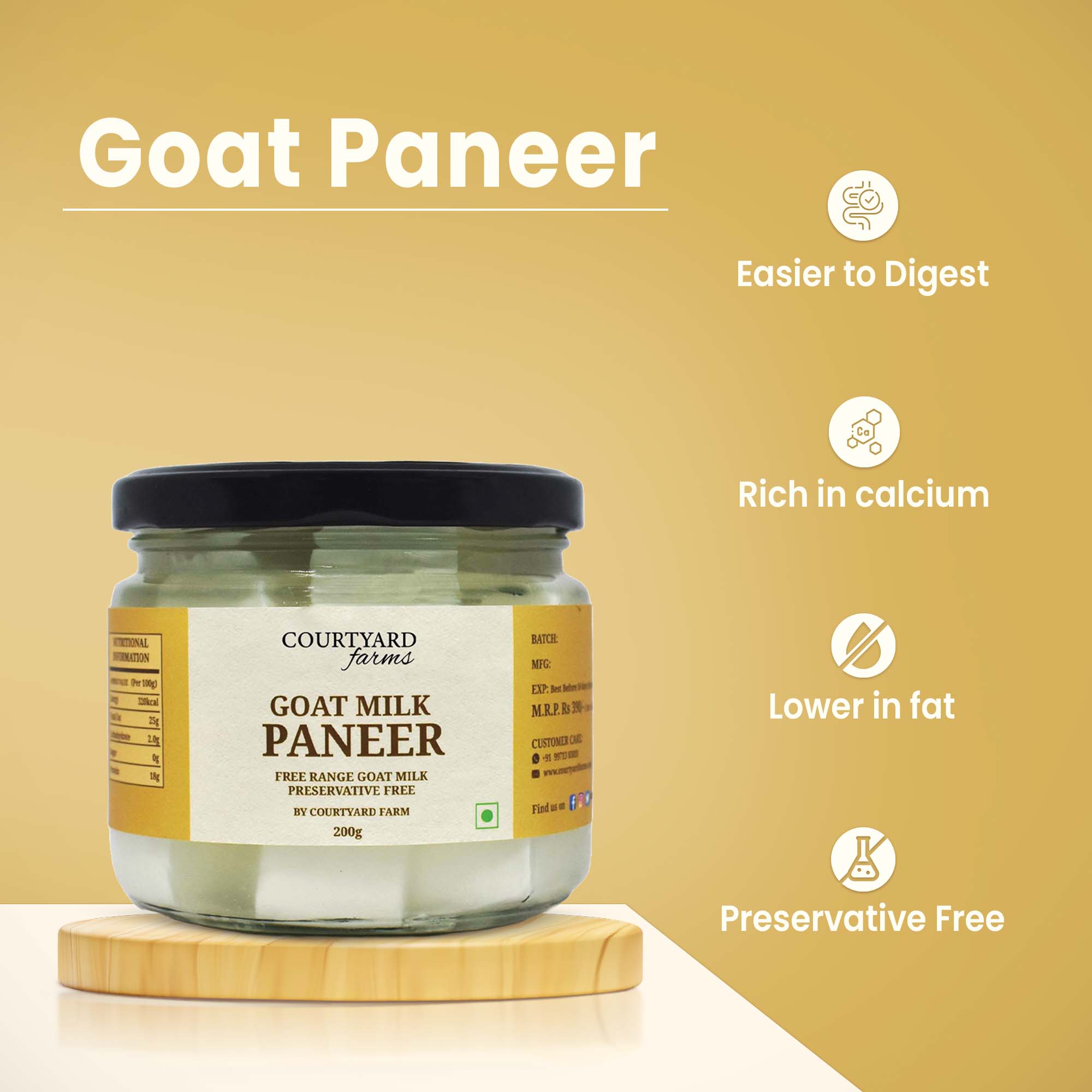 Goat Milk Paneer