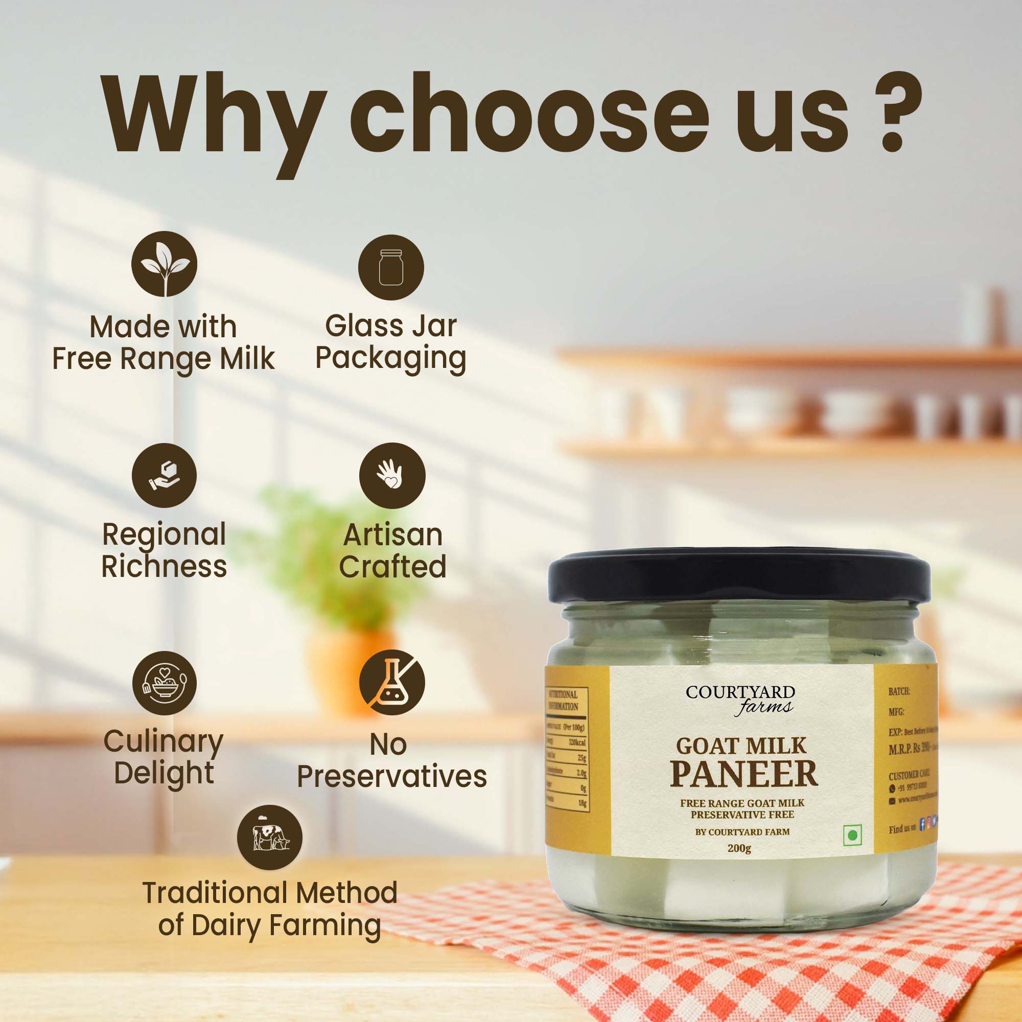 Goat Milk Paneer
