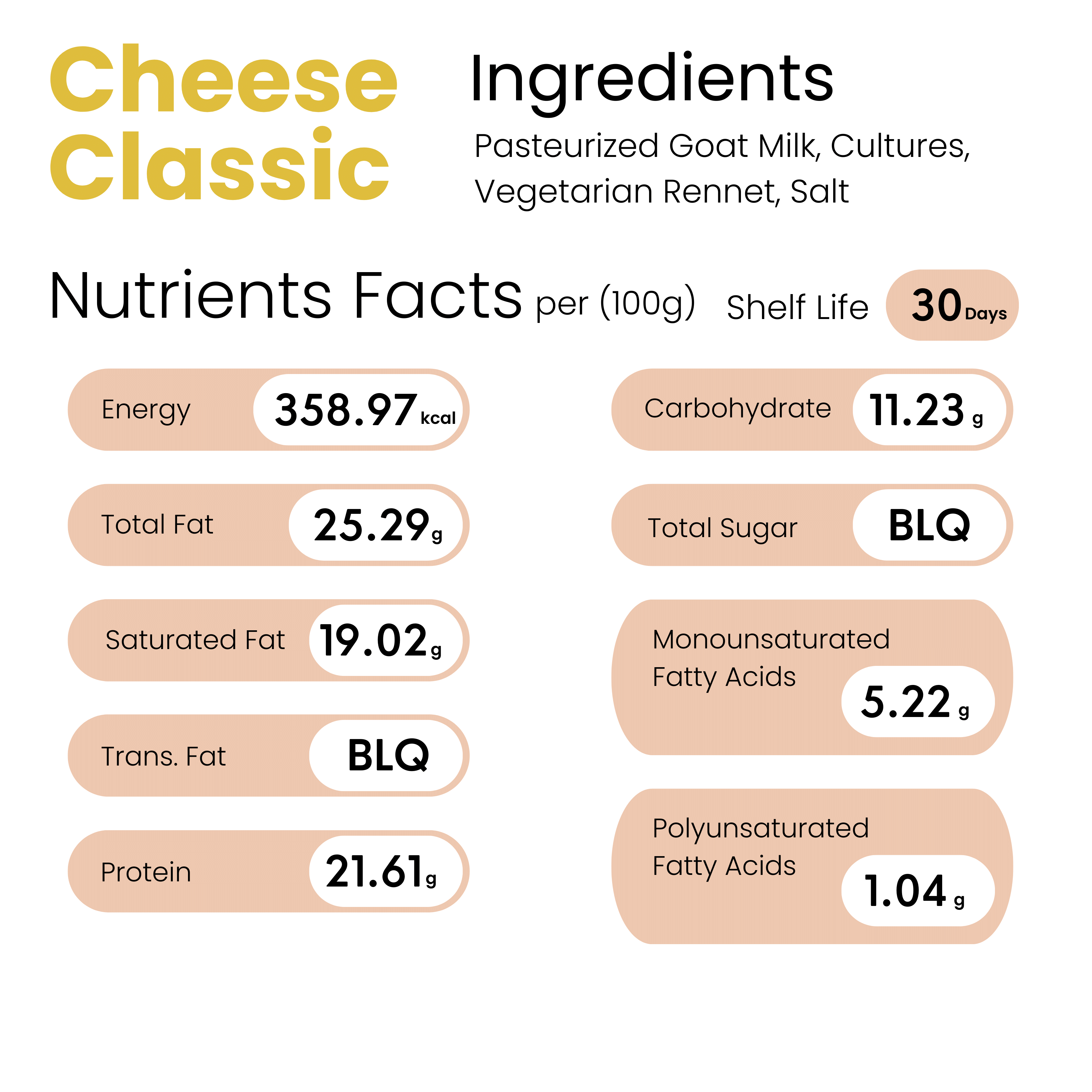 Goat Cheese, 200gms