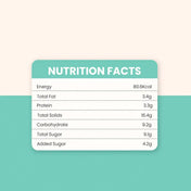 nutrition facts of date sweetened goat milk calories protein natural sugar content healthy dairy drink