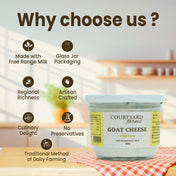 Goat Cheese Chives (200 gm) - Courtyard Farms