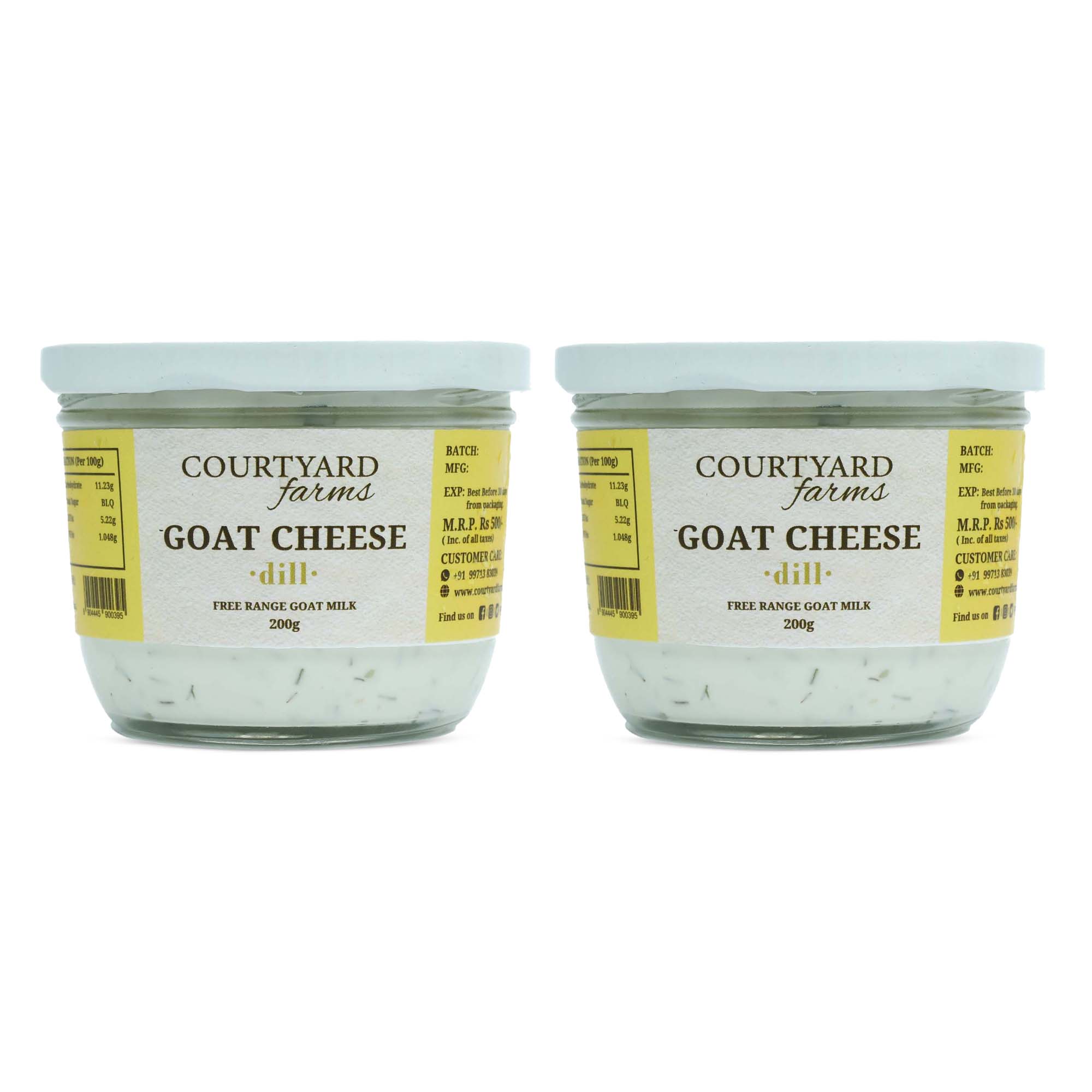 Goat Cheese with Fresh Dill and Herbs - Courtyard Farms