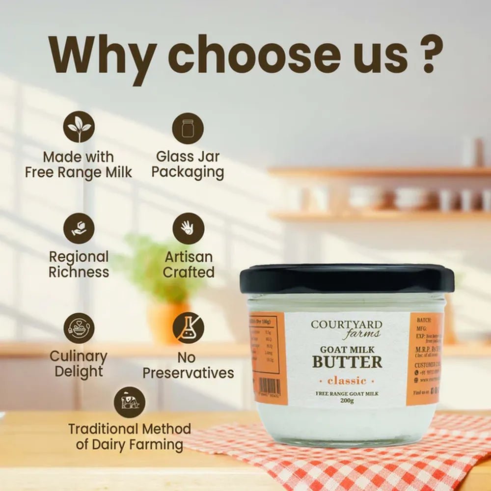 Goat Milk Butter - Courtyard Farms