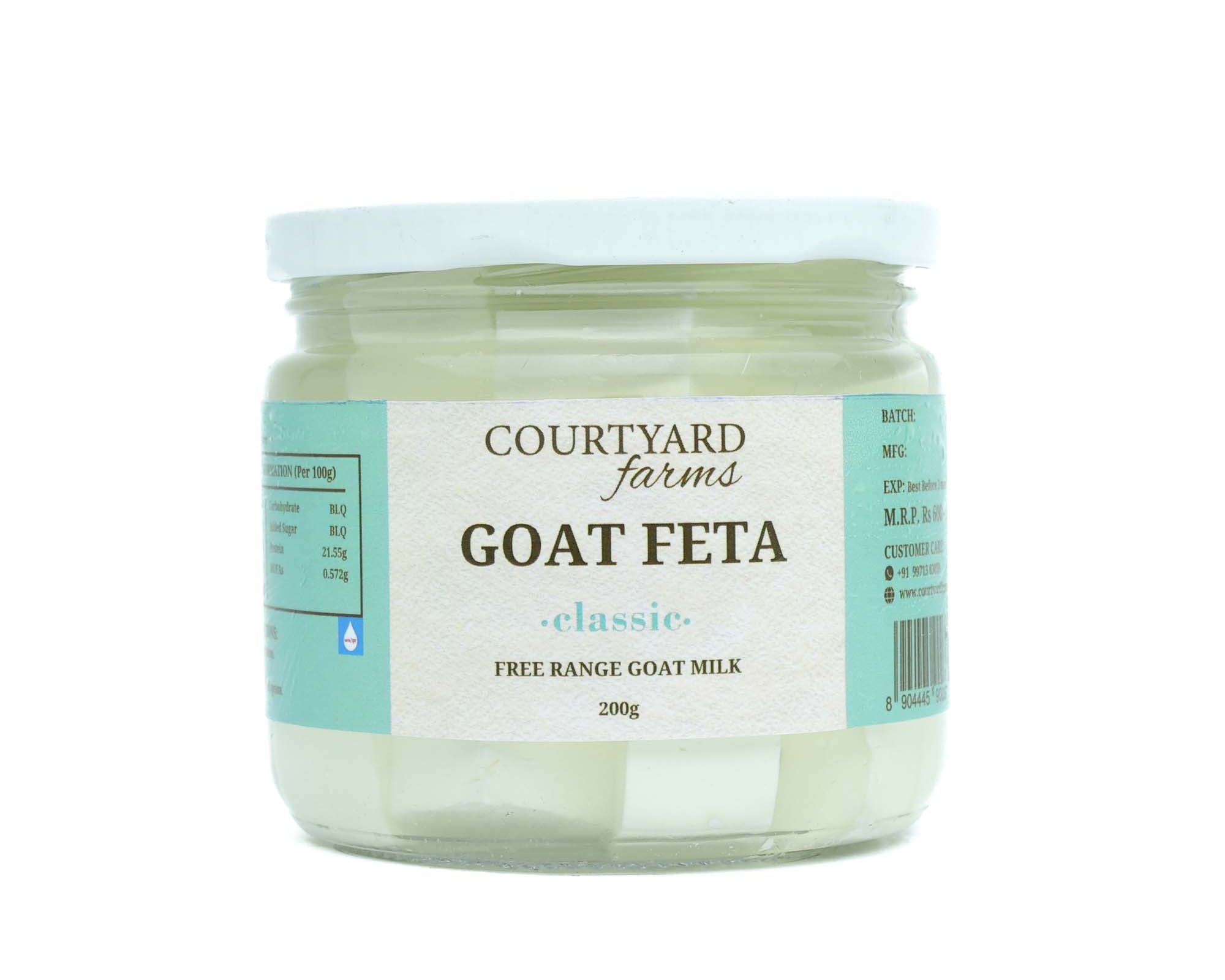 Goat Milk Feta - Courtyard Farms