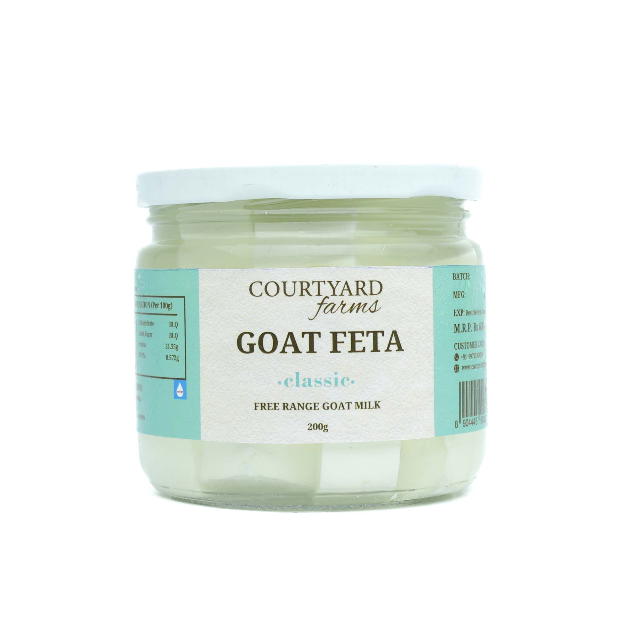 Goat Milk Feta - Courtyard Farms