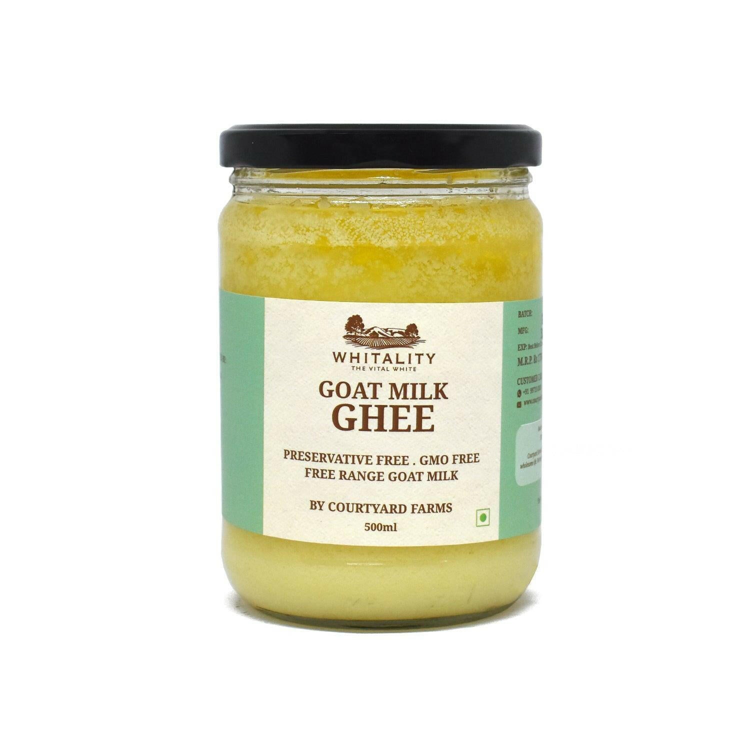 Buy 100% Natural Farm-Fresh Goat Milk Ghee – Courtyard Farms