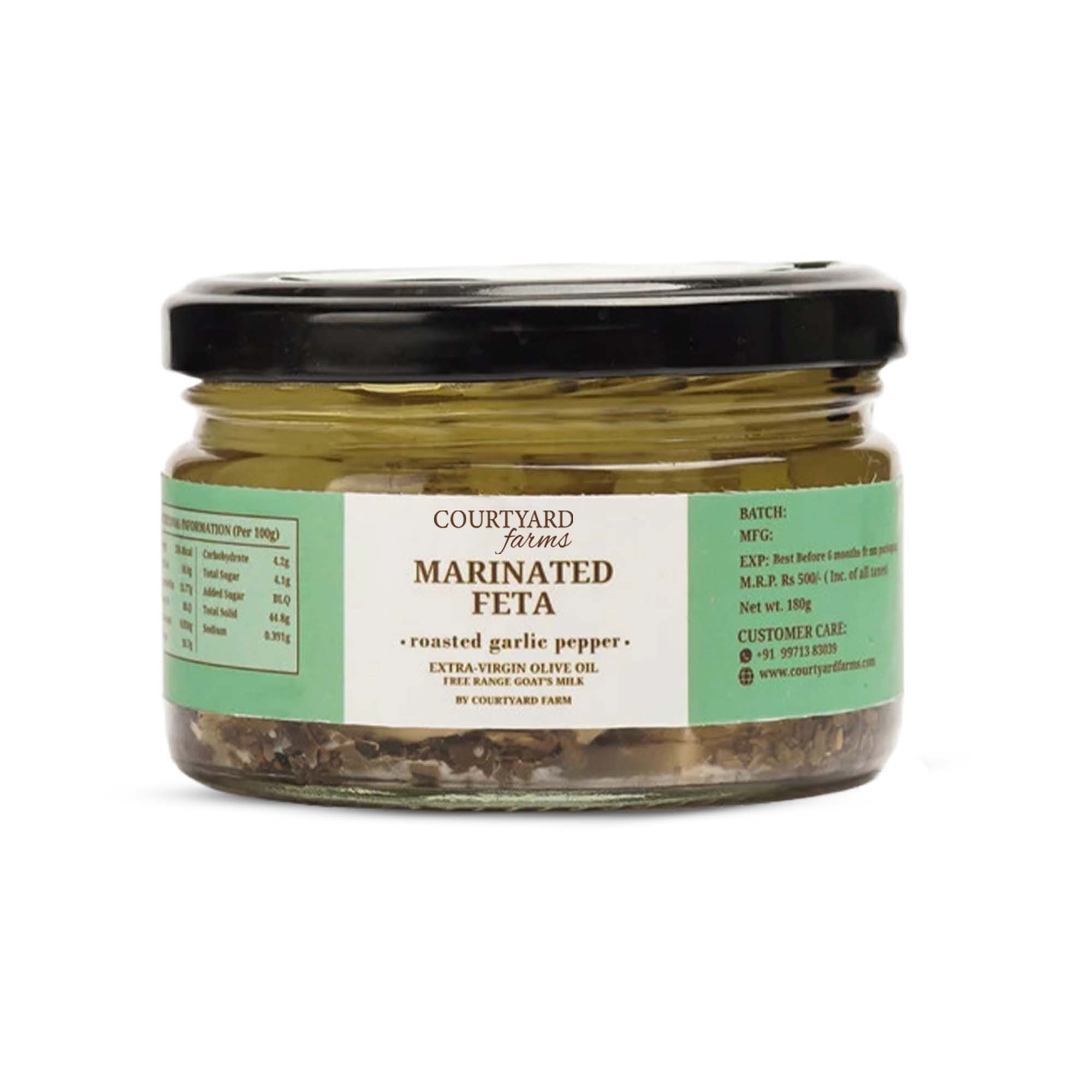 Marinated Feta (180gm) - Courtyard Farms