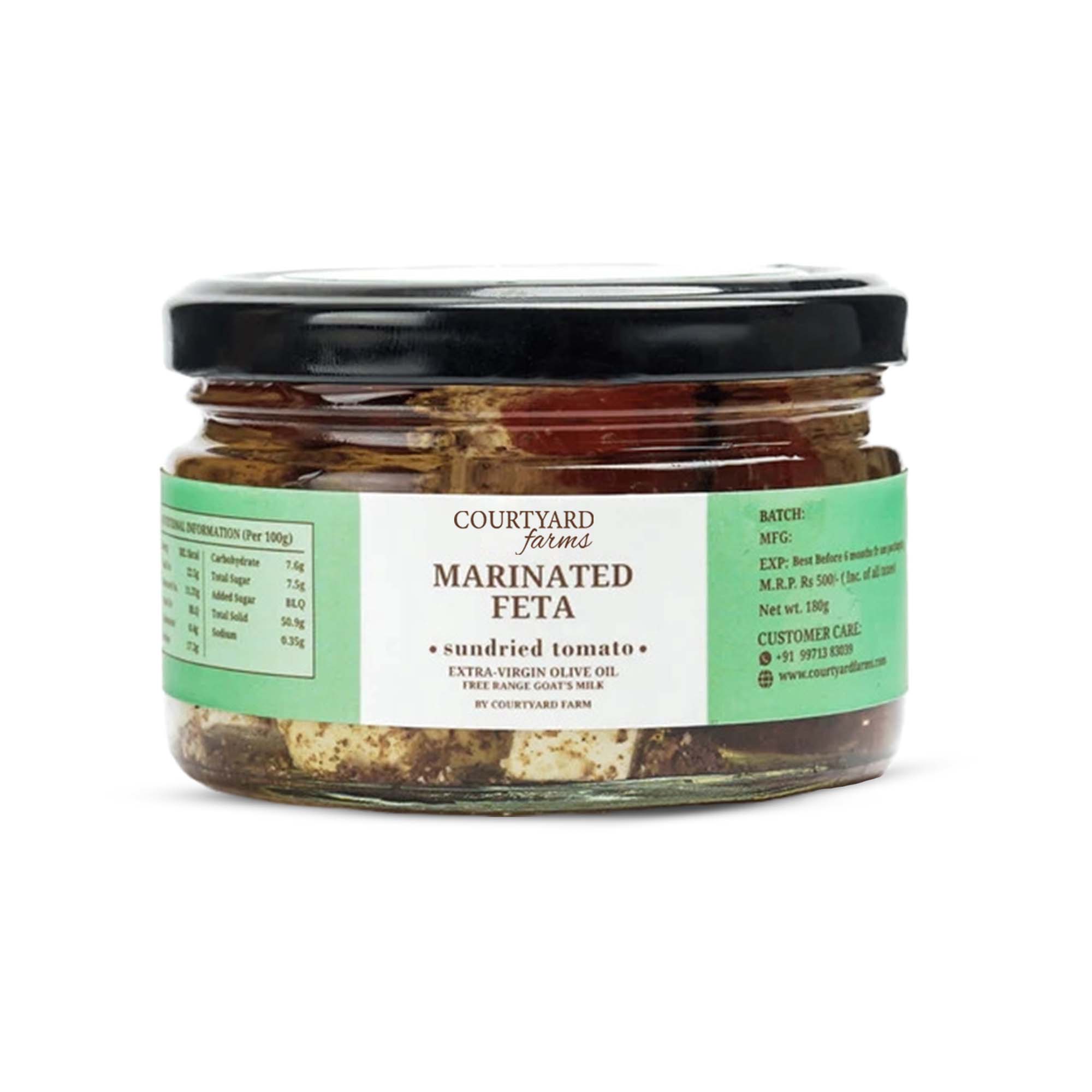 Marinated Feta (180gm) - Courtyard Farms